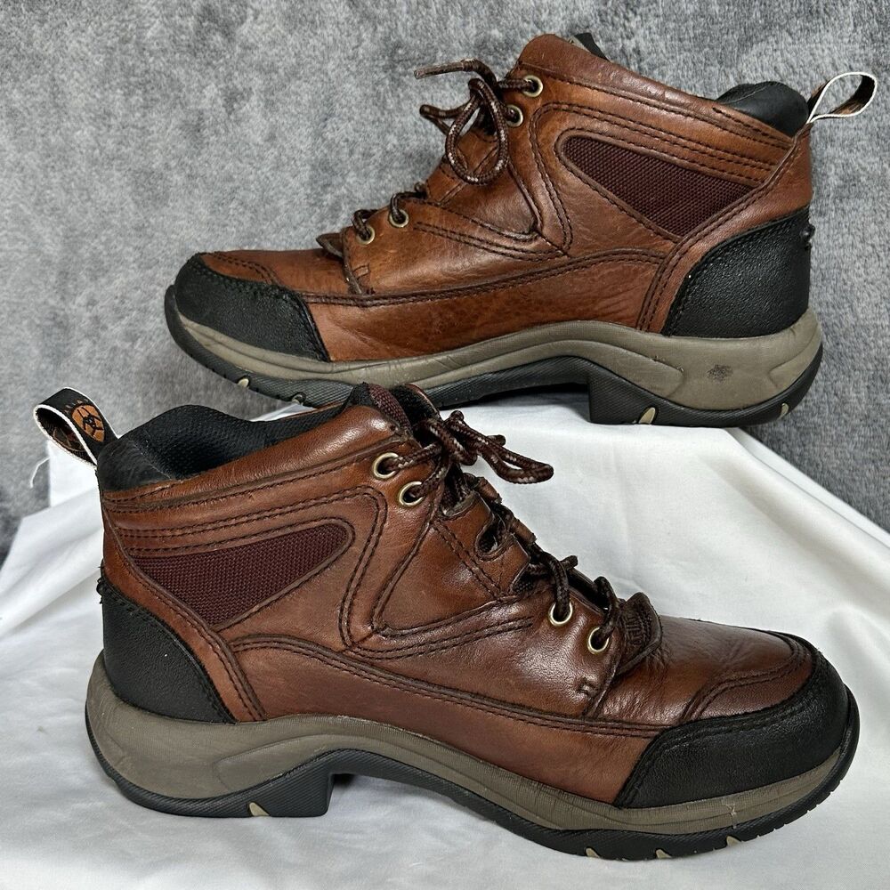 Ariat Hiking Boots Womens Sz 8 Terrain Endurance Brown - Leather
